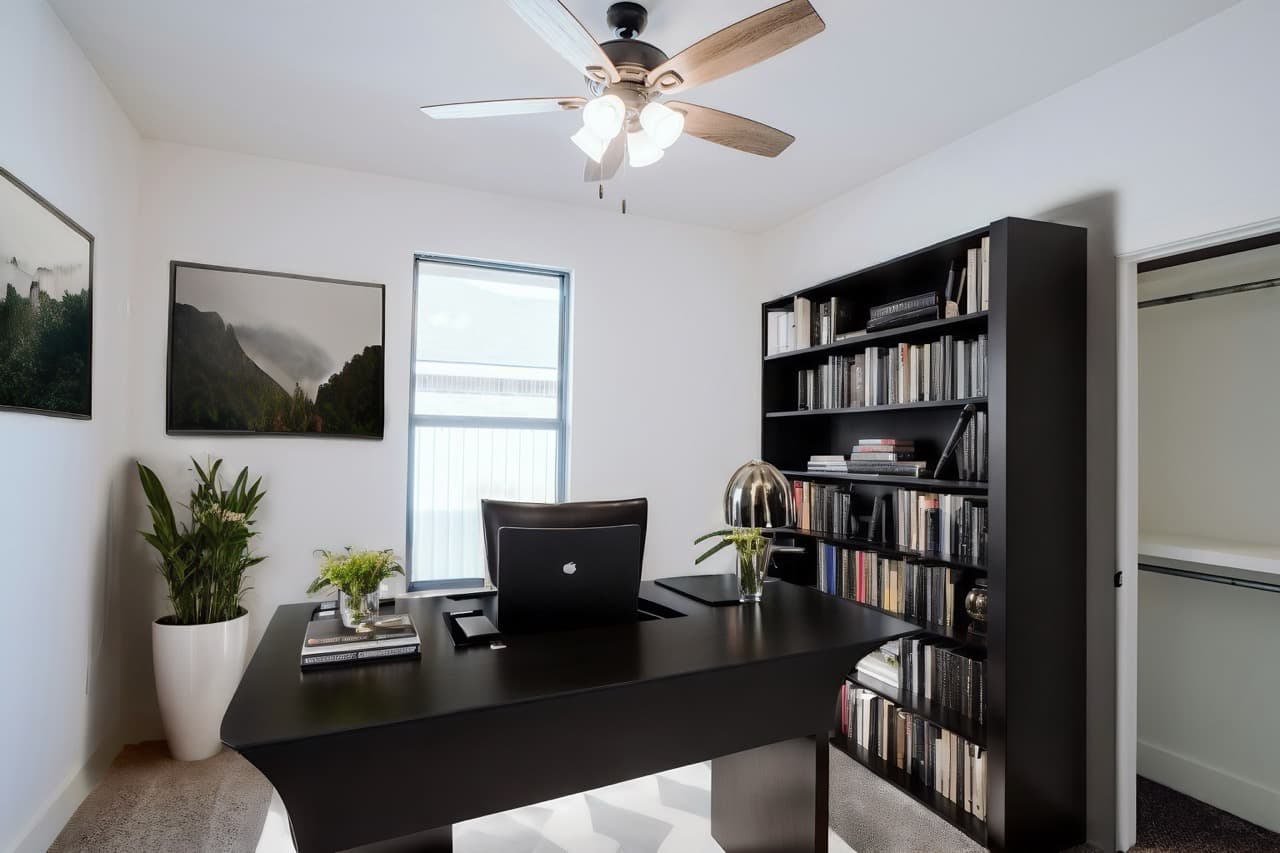 Home office decorado profissional